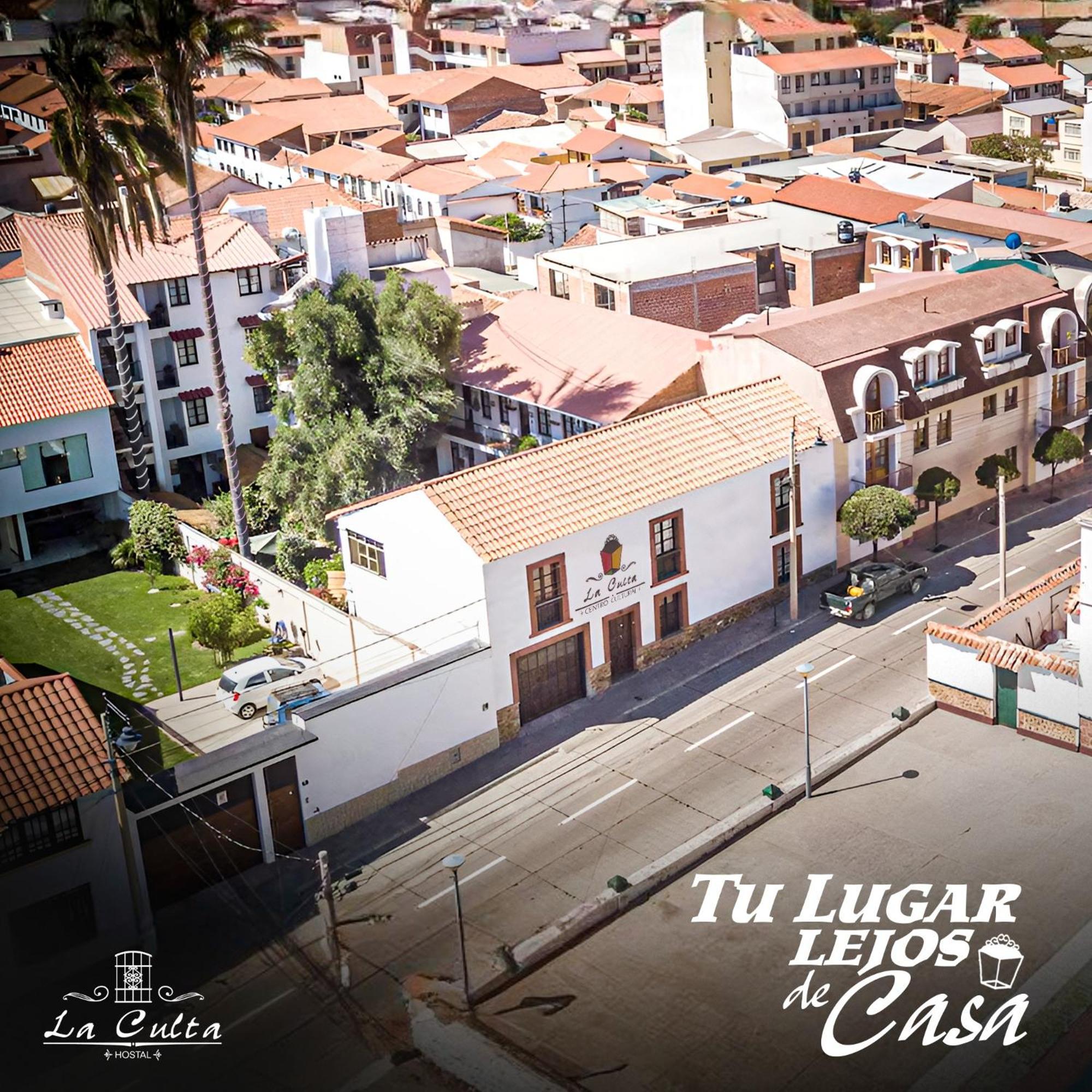 La Culta Centro Cultural Y Hostal 수크레 외부 사진